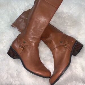 Bandolino Tan/Brown Leather Women's Boots